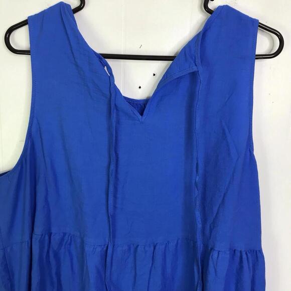 Ava Viv Dress Womens 1X Colorblock Colorful Pockets Cotton New Sundress - Picture 11 of 11